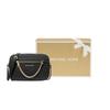 Michael Kors MK Jet Set Chain Zip Solid Logo Commuter Leather Camera Bag Women Shoulder Bag Black 35S1GTTC7L-BLACK