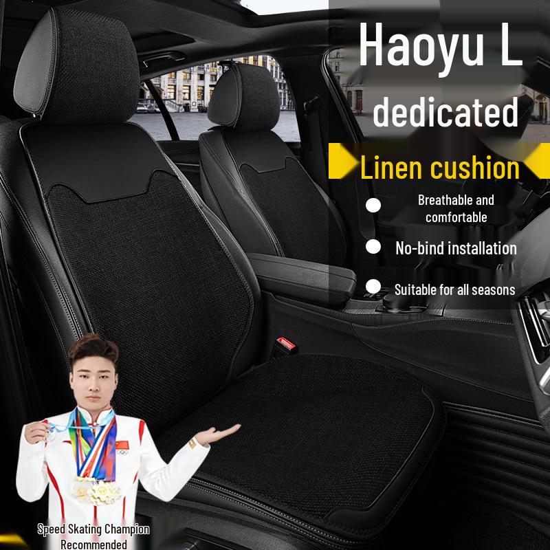 Geely Haoyue L Luxury Linen Breathable Seat Cushions for Five-Seater
