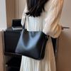 Textured Small Bag Women's Bag 2025 New Trendy Popular Wide Shoulder Strap Crossbody Bag Fashionable Single Shoulder Bucket Bag Small Square Bag