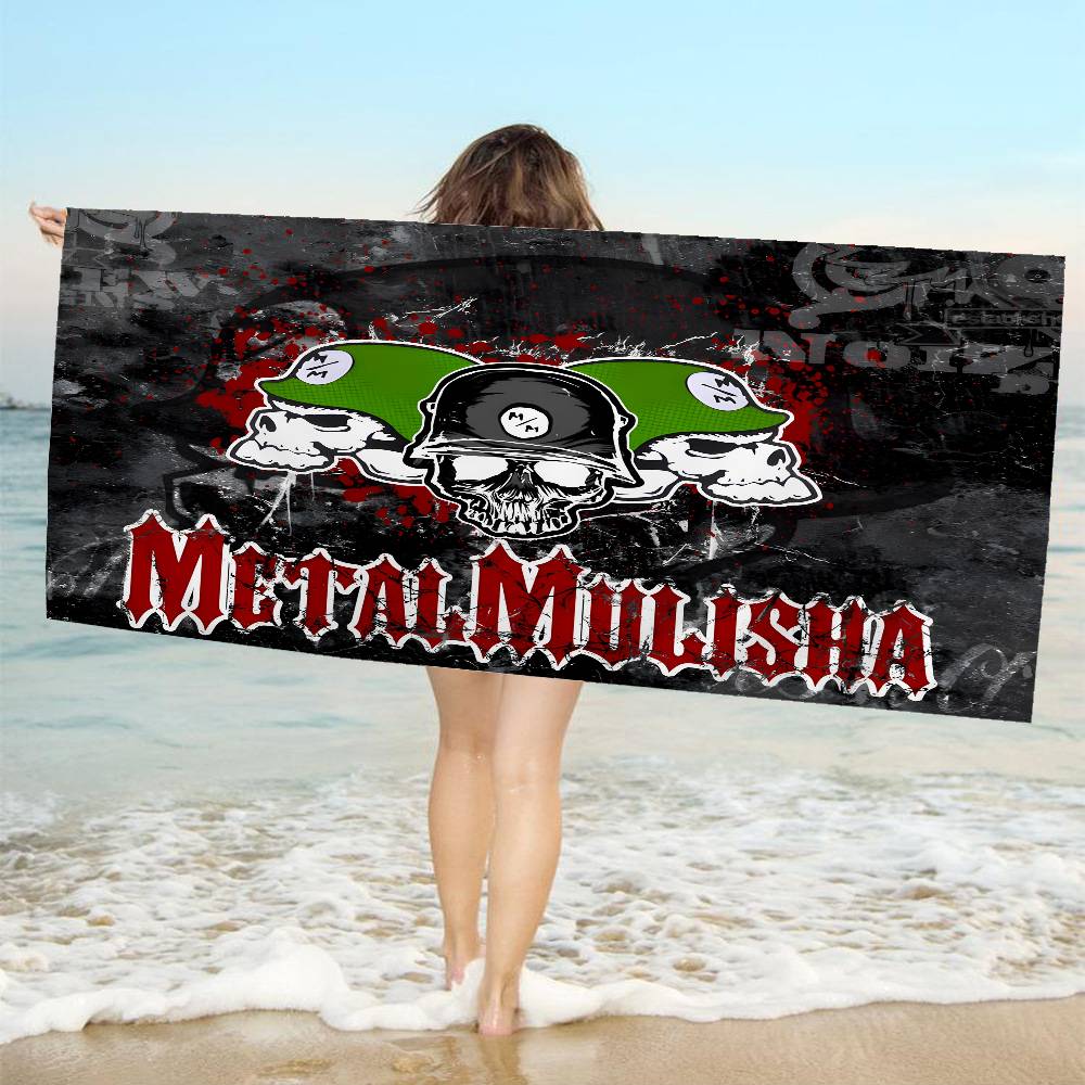 M-Metal M-Mulisha Game Anime Anime Beach Swimming Towel Soft Absorbent Washcloth Children's Gifts for Kids Travel Camping Gym