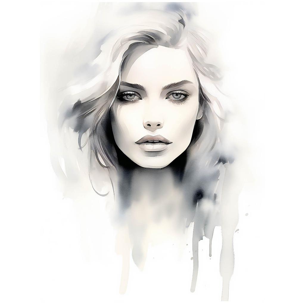 Schöne Frau Schöne Frau, 50X70 Cm, Ohne Rahmen, Mattes Papier 230 Gsm