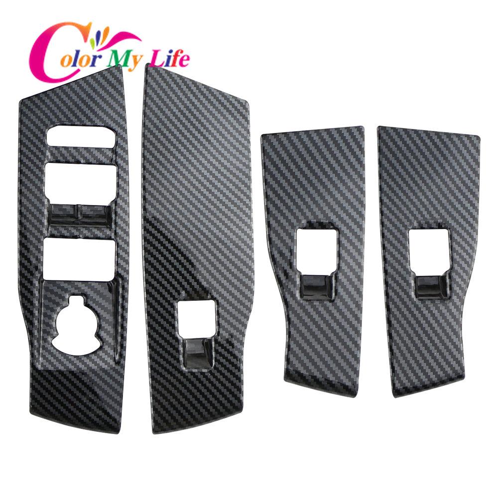 4pcs/set For Volkswagen VW T-cross Tcross 2018-2023  ABS Decorative Frame Window Regulator Control