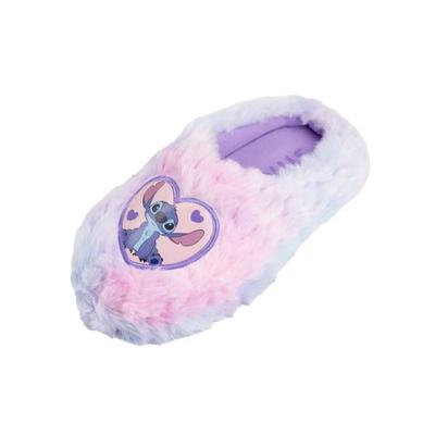 Girls Stitch Heart Mule Slippers