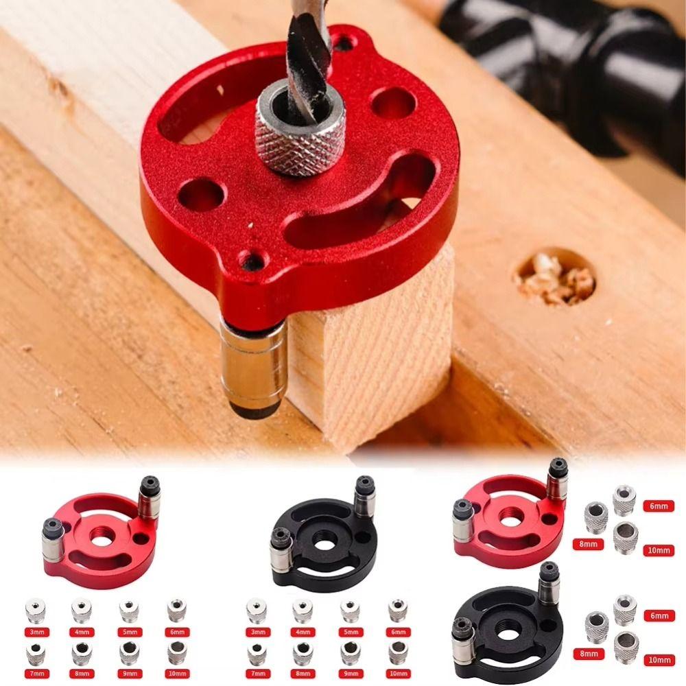 Professional Self Center Dowel Jig Straight Holes Self-Centering Dowel Jig Woodworking Joints
