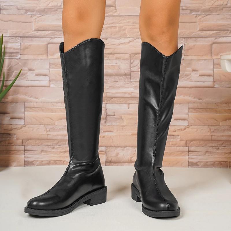 New Winter Boots Simple and Fashionable Women's Comfortable Soft Bottom Midsole Fashion Boots