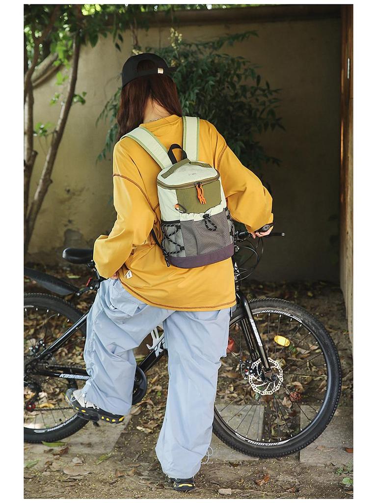 Large Capacity Outdoor Sports Cycling Backpack - Fashionable Oxford Cloth for Students and Mountaineering
