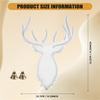 M-Modern-Deer Head Resin Mold Christmas Antlers Silicone Epoxy Casting For Wall Hanging Mount DIY Jewelry Art Craft Making Set