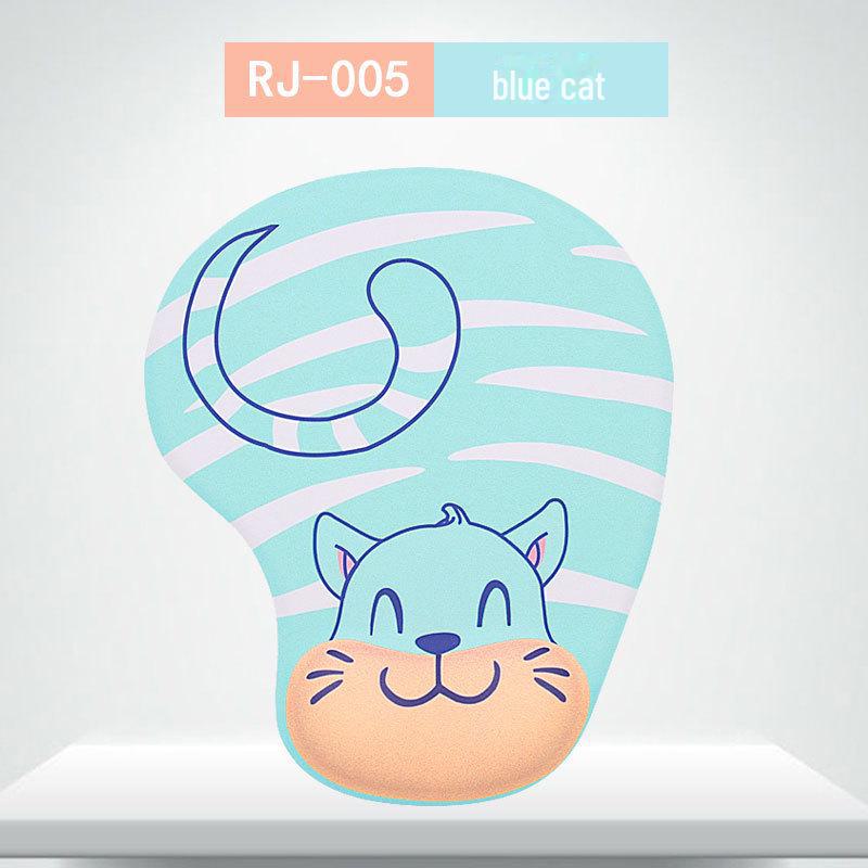 Personalisiertes rutschfestes Mauspad mit Cartoon-Handgelenkauflage aus Silikon