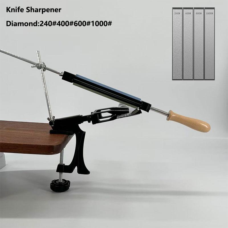 Profesionální brousek na nože s pevným úhlem pro nože Diamantový brousek Brusné nástroje Whetstone Kuchyňské nářadí