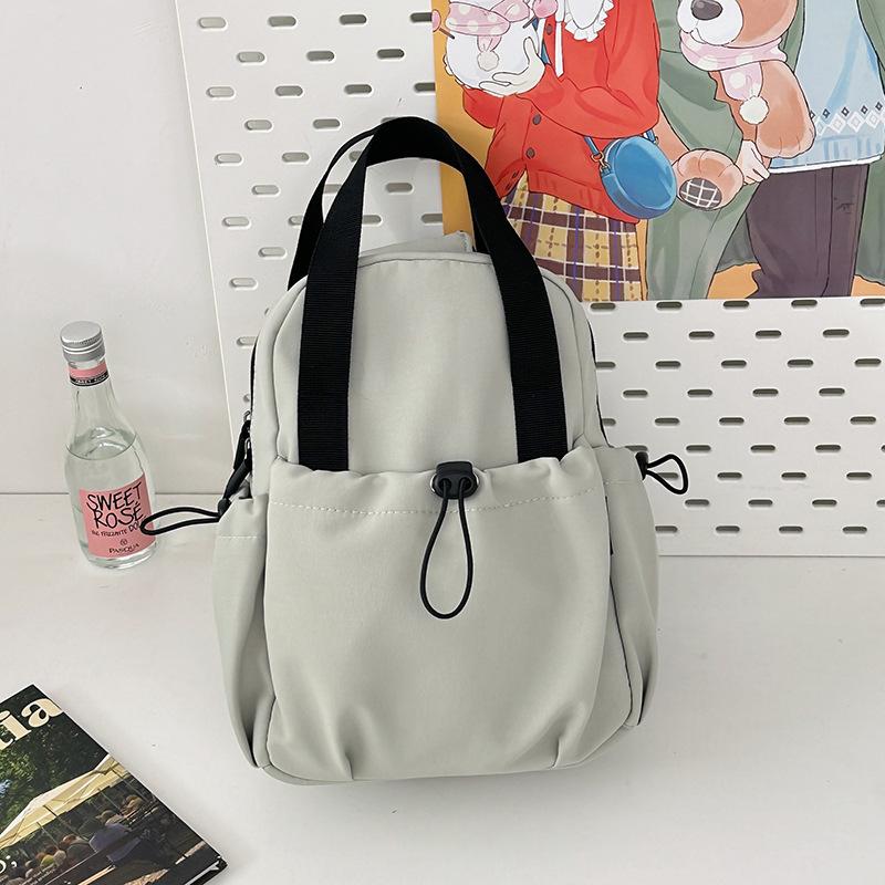 Backpack Women's 2025 New Simple Solid Color Mountain Functional Small Shoulder Bag Outdoor Travel Lightweight Small Backpack for Men