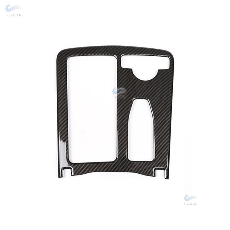 

Стайлинг автомобиля ABS карбоновая текстура, центральная консоль, держатель для стакана с водой, рамка, отделка для Mercedes Benz CE GLC Class W204 W212 RHD