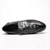 Designer Italy Patent Leather Shoes Men Vintage Pointed Crocodile Pattern Loafers Wedding Dress Formal Footwear Zapatos Hombre