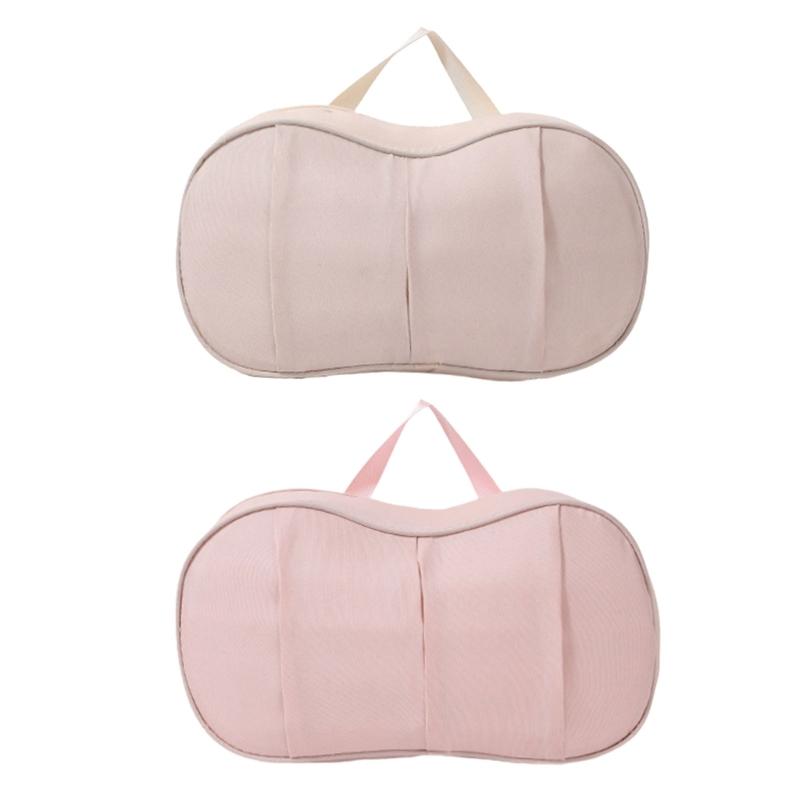 1 Piece Compact Lingerie Travel Case For Bras Panties Socks Multiple Pocket Design Portable Foldable Holiday Storage Accessory
