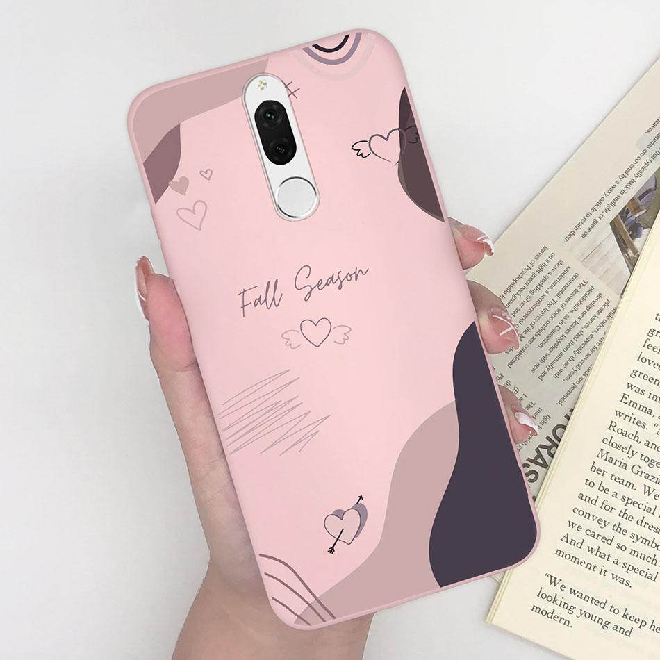 Phone Case For Huawei Nova 2i Cute Love Heart Flower Cartoon Pattern Soft Shell For Huawei Mate 10 Lite Hot New Colorful Fundas