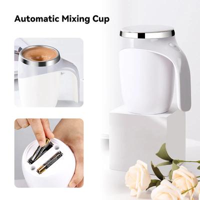 Automatic Stirring Cup Mug Rechargeable Portable Coffee Electric Stirring Stainless Steel Rotating Magnetic Home Drinking Tools