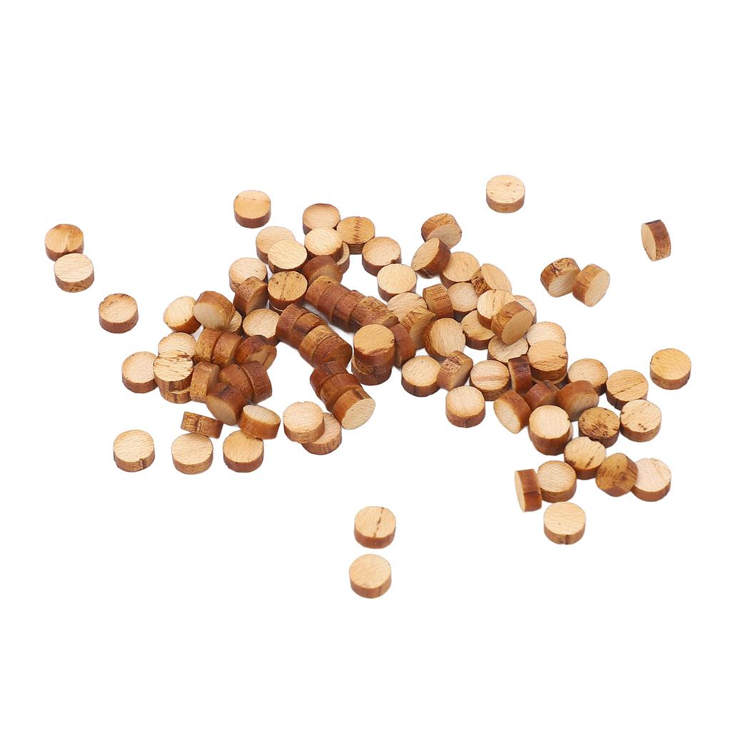 100Pcs Guitar Fretboard Dots Maple Wood Round Inlay Fingerboard Dot Markers for Mandolin Ukulele 5mm