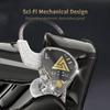 QKZ AKX HIFI Heavy Bass Transparent Earphones IEM Monitor Level 3.5mm In-Ear Music Headphone Dynamic With Mic Wired Headset DMX