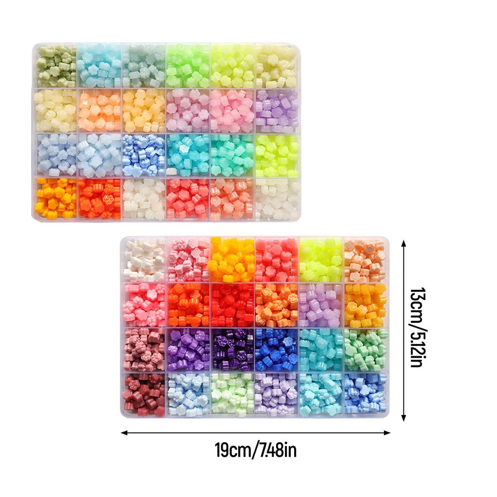180x/1200x Sealing Wax Beads Set DIY Kitty Paw Enamel Wax Seal Beads Noctilucent for Christmas Kids Wedding Wax Seal Stamp Gifts