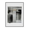 Decor de perete abstract alb-negru Mural în stil nordic minimalist Poster Pictură pe pânză pentru decorarea modernă a pridvorului acasă