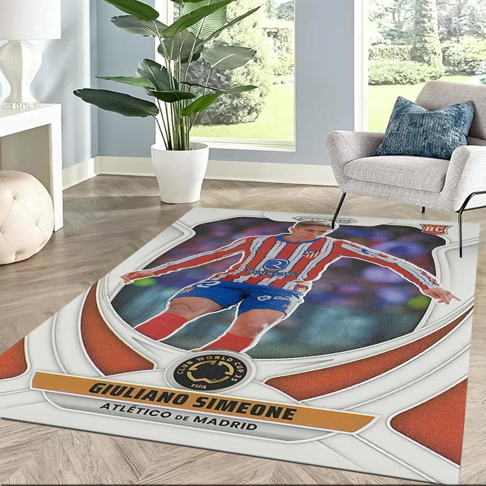 Atletico Madrid Area Rug Suitable For Entryway Playrooms Outdoor Hallway Antislip Carpet Office Home Decor Birthdaychristmas Gift