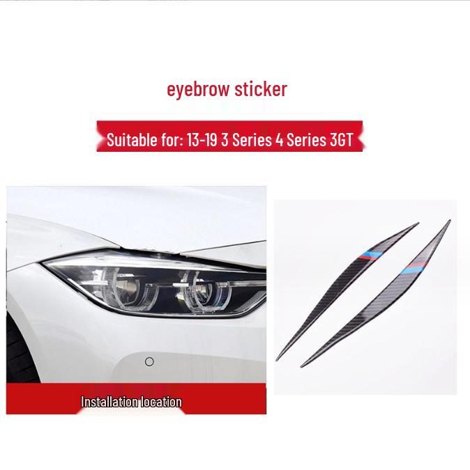 BMW řady 3 320Li Modifikace interiéru z uhlíkových vláken pro F30: Dekorace řadicího panelu středové konzoly a výdechů klimatizace.