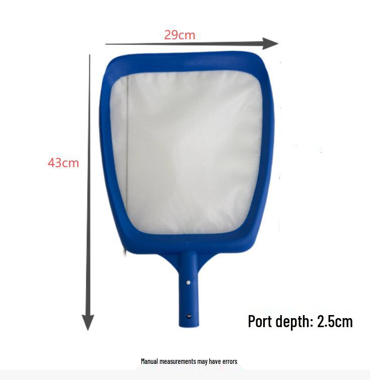Reinforced Deep Water Skimmer: Pool & Fish Pond Leaf & Debris Cleaning Net