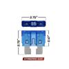 120PCS Fuse Blade Holder Box Car Vehicle Circuit Fuse Box Blade Fuse Assortment 5A-30A