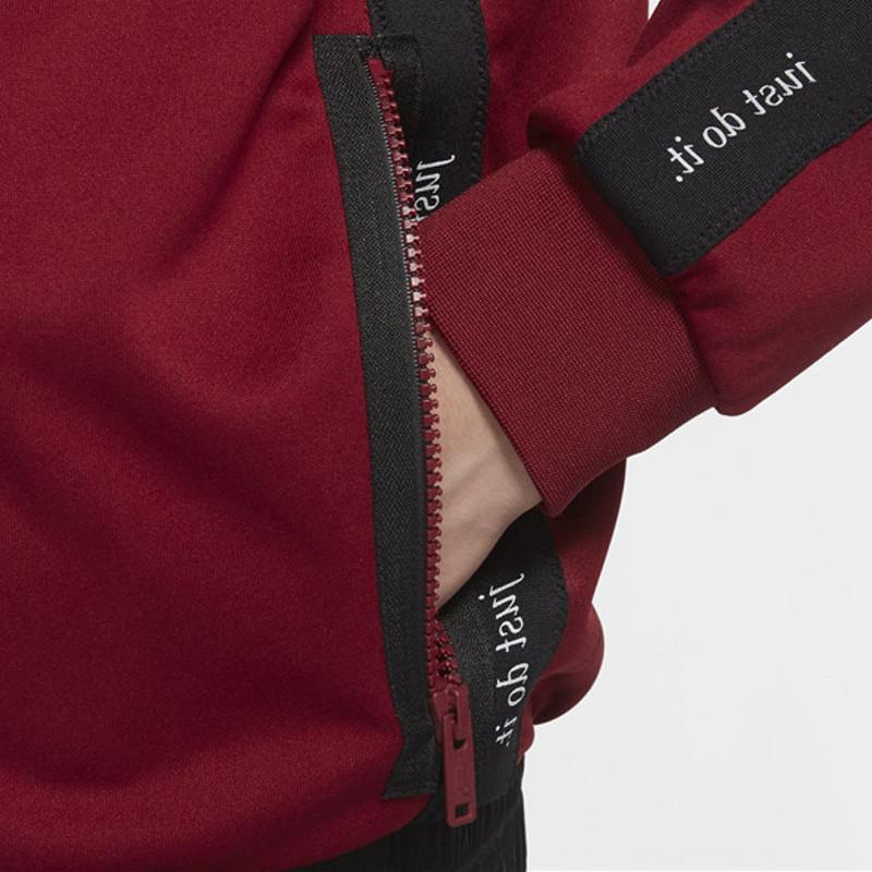 Nike Sportswear Color-Block Logo Casual Jacket Men Jackets Red BV4604-677