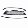 3Pcs Set Glossy Black Front Hood Molding Grille Surround Cover Trim Kits for R55 R56 R57 R58 R59 S JCW