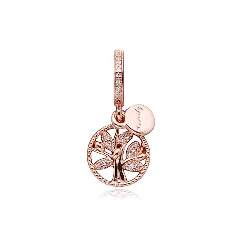Pandora 781728Cz Rose Family Heritage Dangle Charm