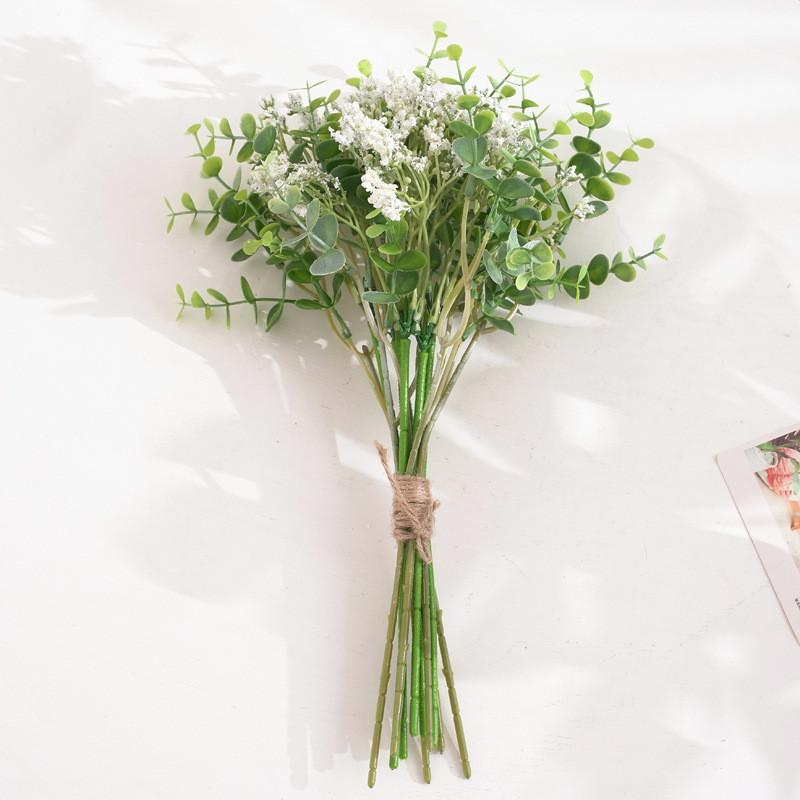 Fake Green Plant Artificial Eucalyptus With Full Sky Star Home Decor For Living Room Display