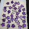 Hot Sale 925 Silver High Quality Healing Gemstone Crystal Crafts Natural Stone Amethyst Star Pendant for Jewelry Gifts