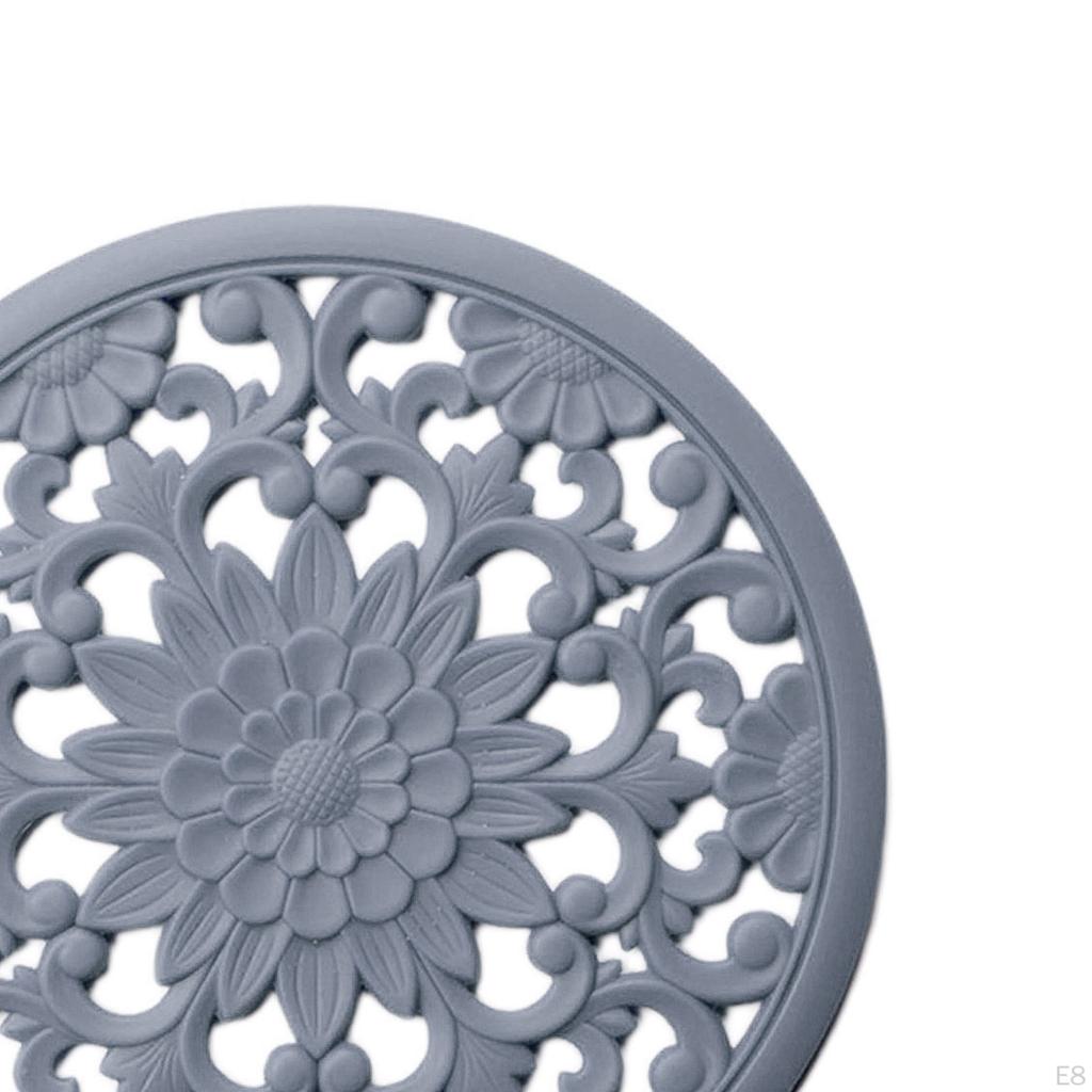 3 / Set Multifunctional Round Silicone Kitchen Countertop Tableware Non- Mat