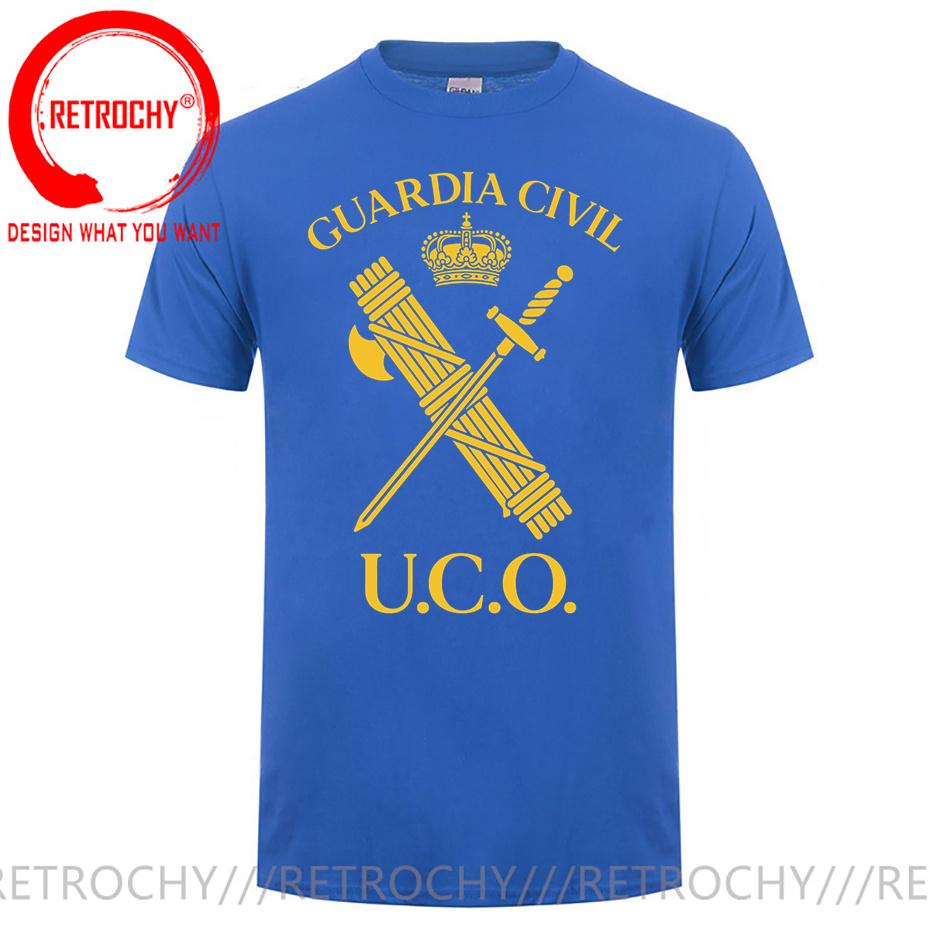 Uco Guardia Civil EspaA PolicA T Shirt Unisex Spain Guardia Civil TShirt Unisex Military Army Summer Streetwear Tops Tee Shirt