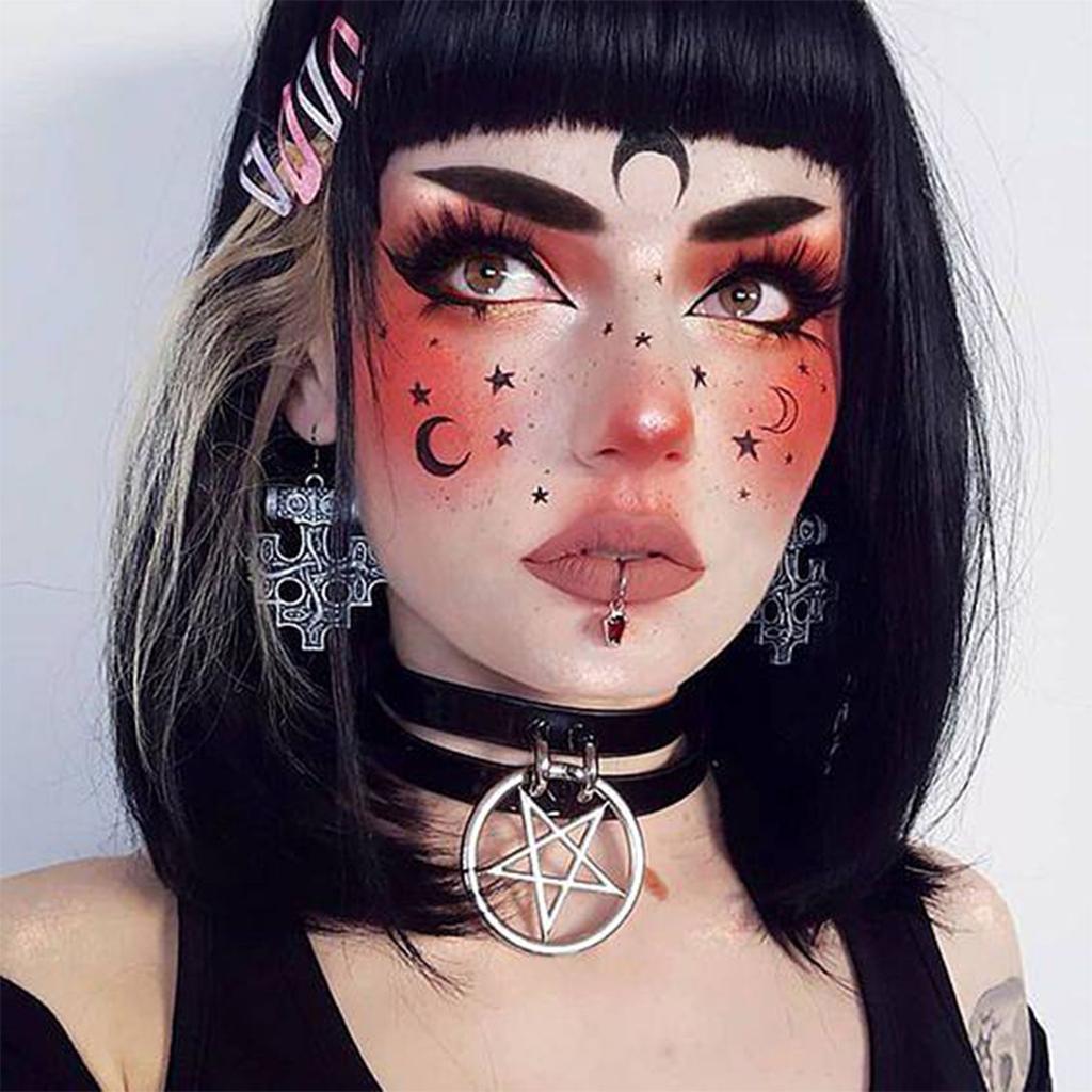 Waterproof Tattoo Stickers, Sweet Spice Girl Blush Face Stickers, Party Makeup, Holiday Prom Tattoo Stickers