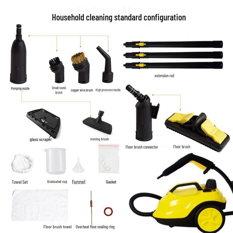 Hochtemperatur-Dampfreiniger mit 2L Fassungsvermögen für Autoinnenräume, Folienanbringung und Haushaltssterilisation (Modell SE8620).