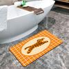 Bathroom Absorbent Non-Slip Mat, Technical Velvet, Bathroom Foot Mat, Door Kitchen Floor Mat