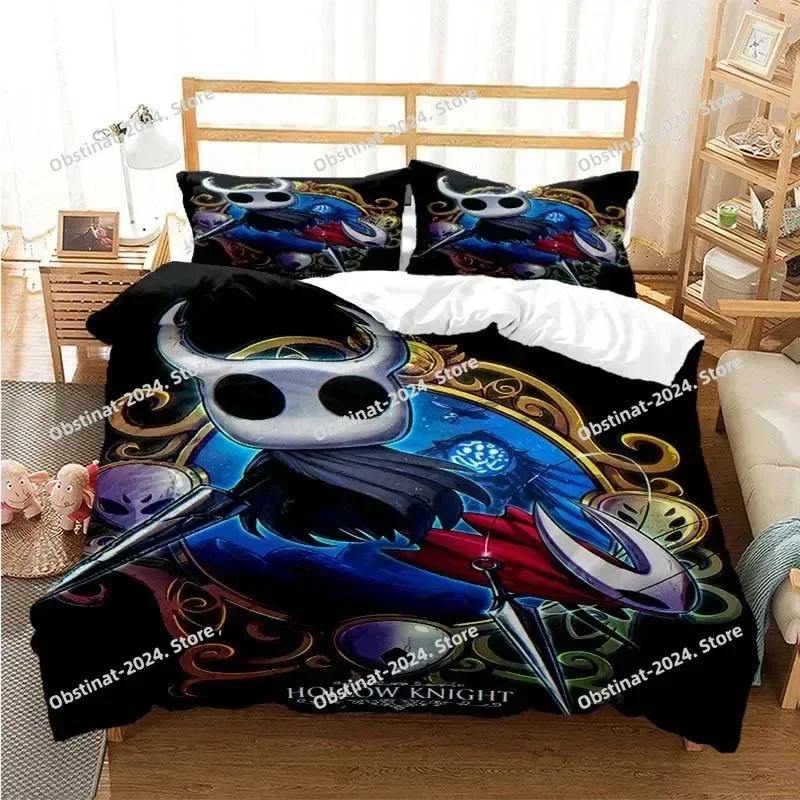 Best New Hollow Knight Fashion Digital Bedding Set Printed With Pillowcase Bed Duvet Cover Single Double Queen Super King Size