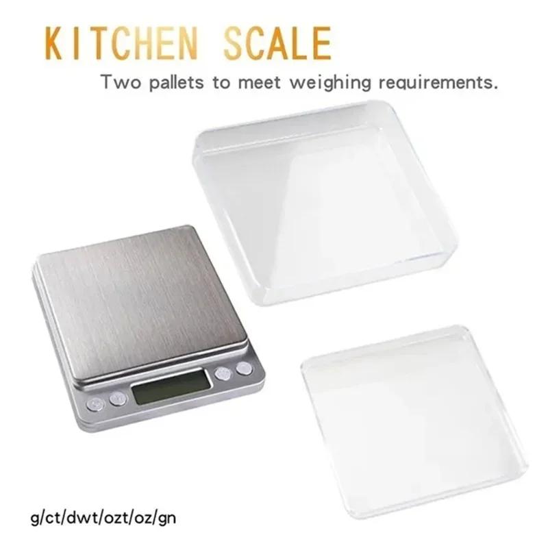 Digital Kitchen Scale Kitchen Measuring Scales Mini Pocket Precision Jewelry Electronic Balance Weight Gold Gram Scale Food Bar