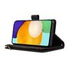 (Black) For Samsung Galaxy A32 5G/M32 5G Design Pocket Leather Phone Case 9 Card Slots Wallet Stand Cover