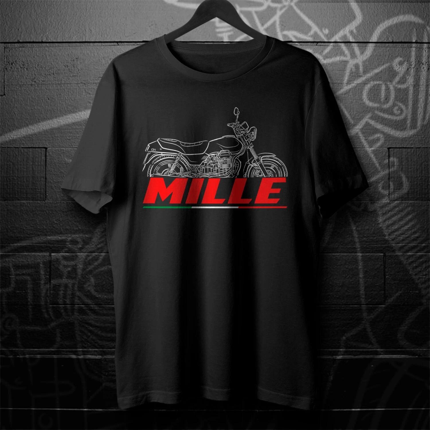 

Black men s and women s T-shirt For Moto Guzzi Mille GT 1000 1987-1994 Fans XXXXL