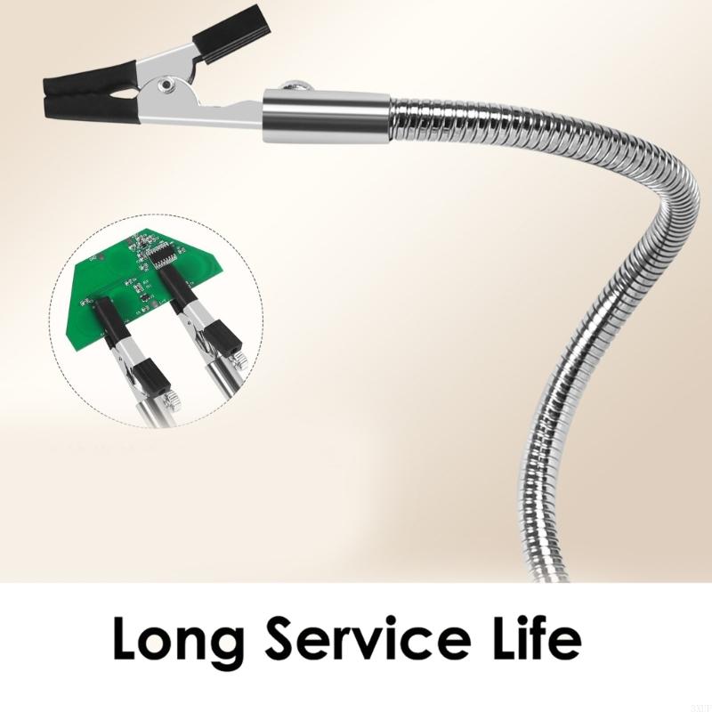 2/4Pcs Flexible Circuit Board Holder Clamps Flexible Gooseneck Metal Arm Soldering Helping Hands for Technician