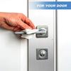 2pcs Door Kicking Plates Durable Metal Plate with Screws Prevent Door from Kicking