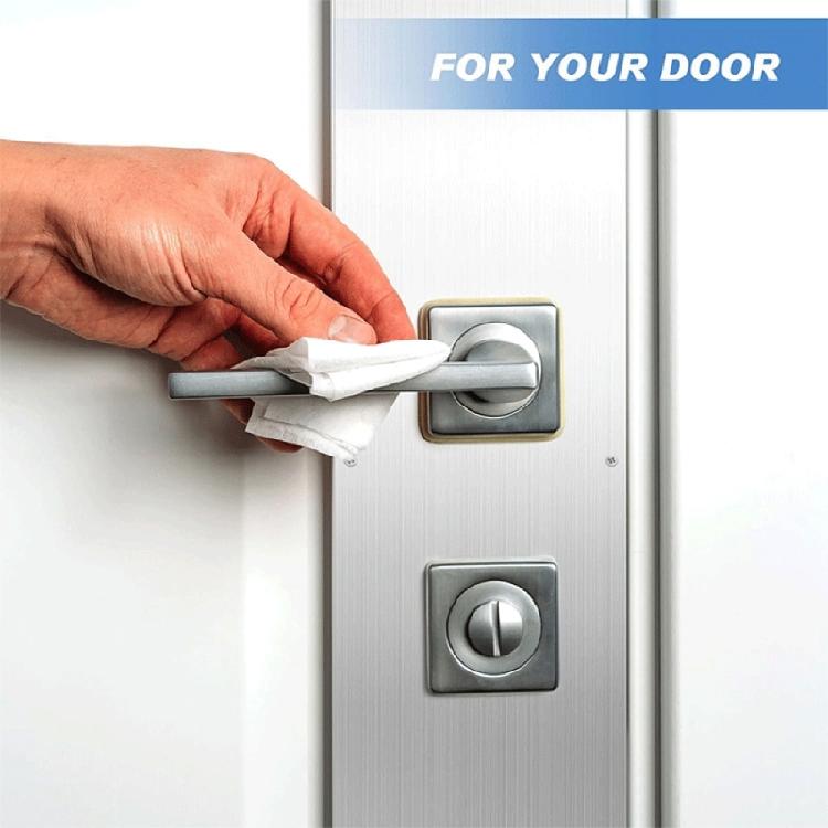 2pcs Door Kicking Plates Durable Metal Plate with Screws Prevent Door from Kicking