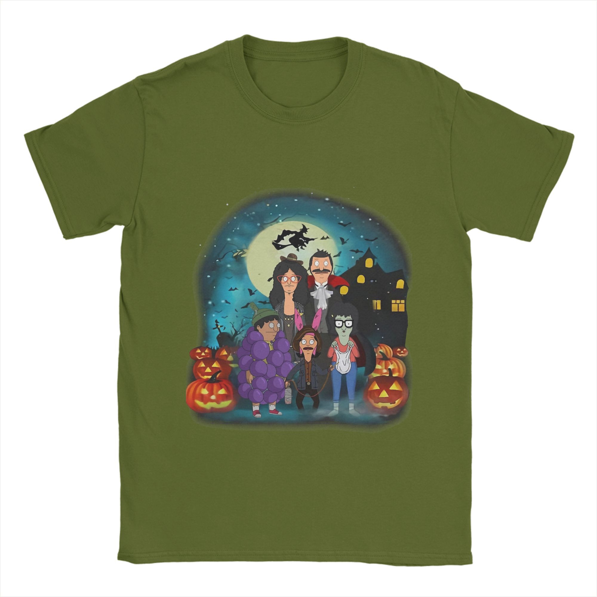 

Мужская футболка Bob Burgers Одежда из чистого хлопка Забавная футболка с коротким рукавом и круглым вырезом Идея для подарка Футболки 4XL