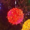 Outdoor LED Rattan Ball String Lights for Festivals and Landscape Decor