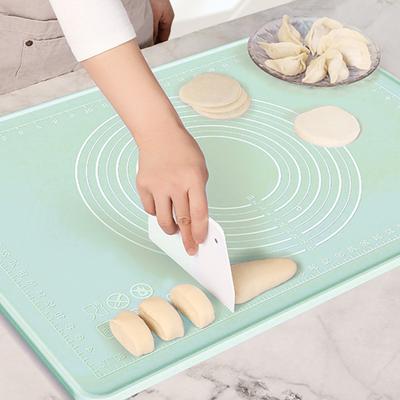 Yoğurma Pedi Ölçekli Tasarım Hamur Sarma Mat Ev Mutfak için Uygun Silikon Yapışmaz hamur işi altlığı
