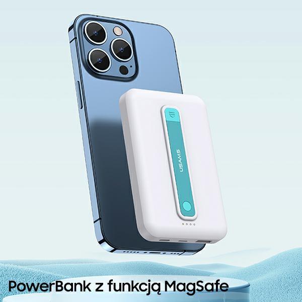 Powerbank USAMS PB64 10000mAh 20W QC3.0 Power Delivery MagSafe Czarny