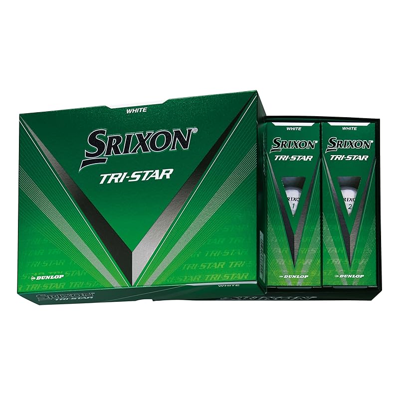 

dunlop golf balls SRIXON TRI-STAR4 2024 model 1 dozen (12 pieces) white