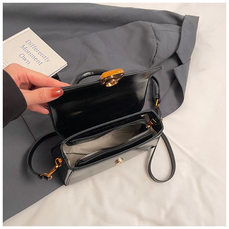 Ielgy Ladies Bag High-End Fashion Autumn Winter Retro All-Match One-Shoulder Cross-Body Small